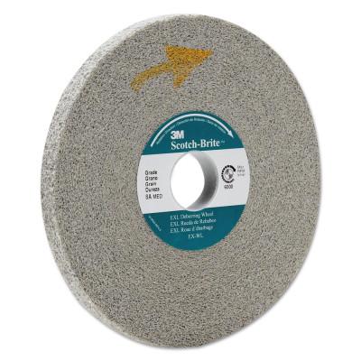 3M™ Abrasive Scotch-Brite™ EXL Deburring Wheels, Arbor Diam [Nom]:1 in, Roughness Grade:Medium