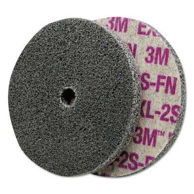 3M™ Abrasive Scotch-Brite™ EXL Unitized Wheels, Abrasive Material:Silicon Carbide, Speed [Max]:10,000 rpm, Roughness Grade:Fine, Dia. [Nom]:3 in