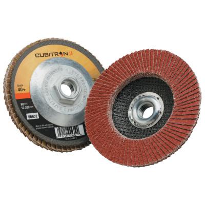 3M™ Abrasive Cubitron II™ Flap Disc 967A, Arbor Diam [Nom]:5/8 in-11