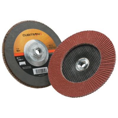3M™ Abrasive Cubitron II™ Flap Disc 967A, Arbor Diam [Nom]:5/8 in - 11