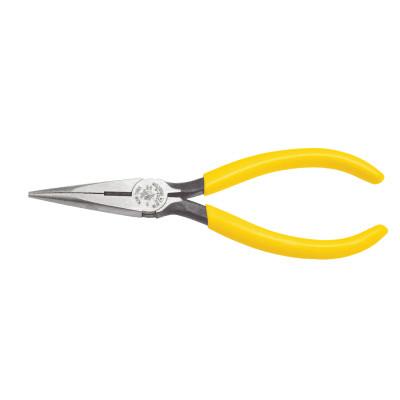 Klein Tools Standard Long-Nose Pliers, Point Thickness:1/16 in