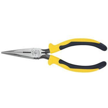 Klein Tools Standard Long-Nose Pliers, Point Thickness:3/32 in