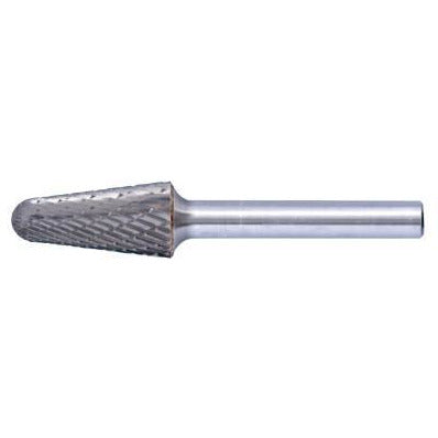 Pferd Carbide Bur Bits, Cut Type:Double Cut (3R), Cutting Diam [Nom]:1/2 in, Cutting Length [Nom]:1 1/8 in