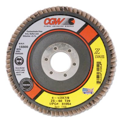 CGW Abrasives Type 1 Cut-Off Wheels, Air & Electric Die Grinders, Arbor Diam [Nom]:5/8 in