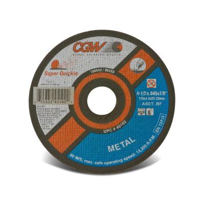 CGW Abrasives Super Quickie Cut™ Reinforced Cut-Off Wheels