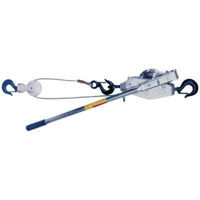 Lug-All Cable Ratchet Hoist-Winches, Type:Medium Frame, Cable/Wire Size [Nom]:1/4 in