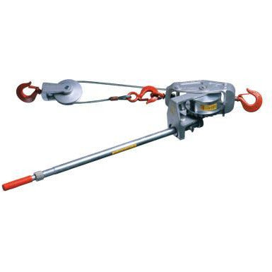 Lug-All Cable Ratchet Hoist-Winches, Type:Medium/Large Frame, Cable/Wire Size [Nom]:5/16 in