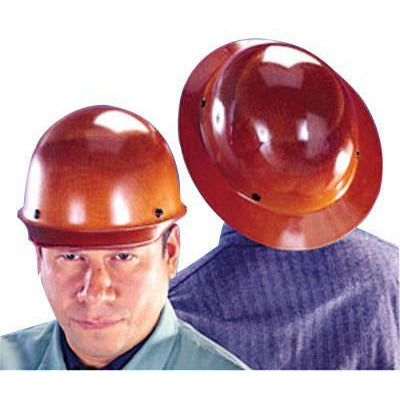 MSA Skullgard® Protective Caps and Hats, Style:Hat, Adjusting Method:Pin-Lock, Color:Natural Tan