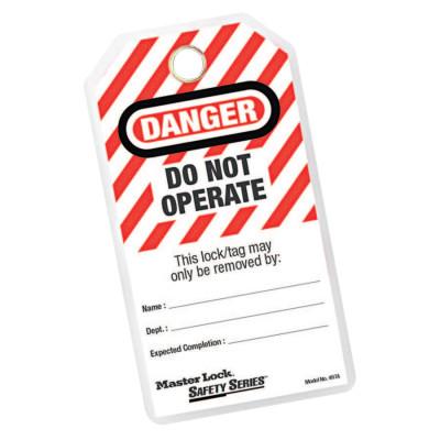 Master Lock Safety Series™ "Do Not Operate" I.D. Tags