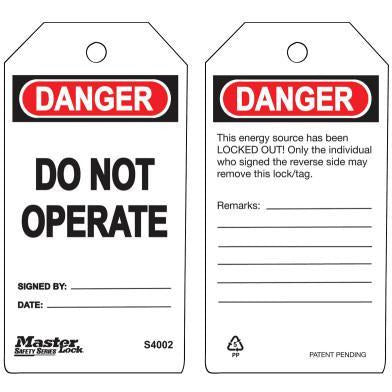 Master Lock Guardian Extreme™ Safety Tags