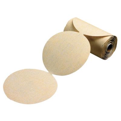 Carborundum Gold Aluminum Oxide Dri-Lube Paper Discs, Abrasive Material:Aluminum Oxide, Grit:P100