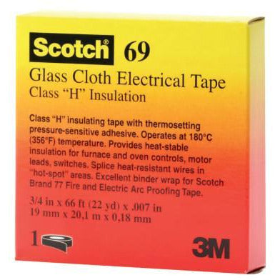 3M™ Electrical Scotch® Glass Cloth Electrical Tapes 69