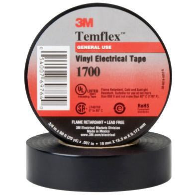 3M™ Electrical Temflex™ Vinyl Electrical Tapes 1700