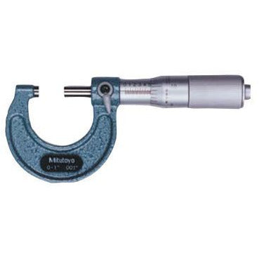 Mitutoyo Series 103 Mechanical Micrometers, Graduation(s):.0001 in, Clutch Type:Friction Thimble