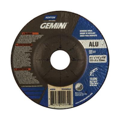 Norton Grinding Wheels, Abrasive Trade Name:Norton Gemini, Arbor Diam [Nom]:7/8 in