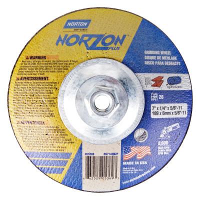 Norton Type 28 NorZon Plus Saucer Depressed Center Wheels