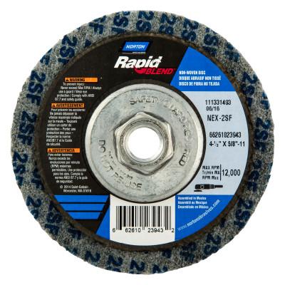 Norton Rapid Finish™ Bear-Tex Unified Wheels, Abrasive Material:Silicon Carbide