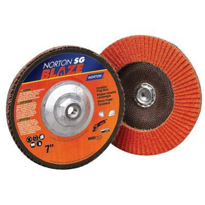 Norton Blaze™ Type 29 Flap Discs, Speed [Max]:13,000 rpm