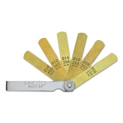 Proto® 6 Blade Non-Magnetic Brass Feeler Gauge Sets