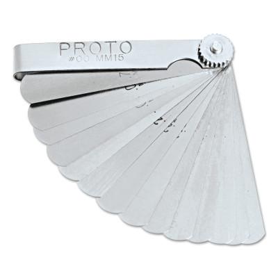 Proto® 15 Blade Metric Feeler Gauge Sets