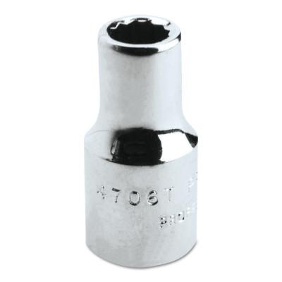 Proto® Torqueplus™ Sockets 1/4 in, No. of Points:12