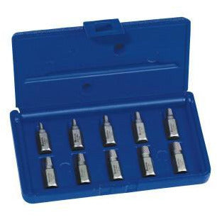 Irwin Hanson® Hex Head Multi-Spline Screw Extractors - 532 Series - Plastic Case Sets