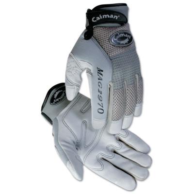 Caiman M.A.G.™ Gray Deerskin Mechanics Gloves