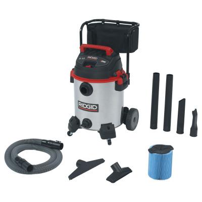Ridgid® Stainless Steel Wet/Dry Vac with Cart Model 1610RV