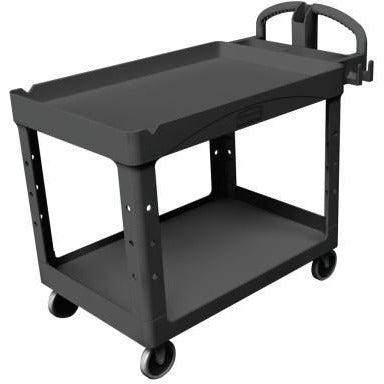 Rubbermaid Commercial Heavy-Duty Lipped Shelves Utility Carts
