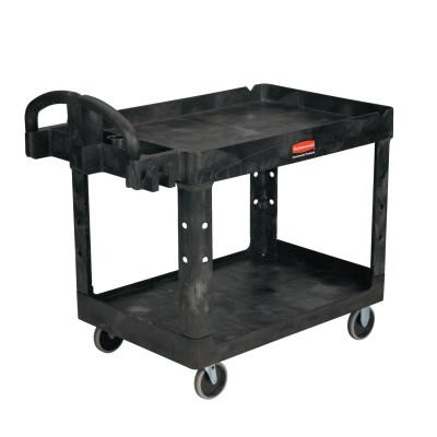 Rubbermaid Commercial Two Lipped Shelves Utility Carts