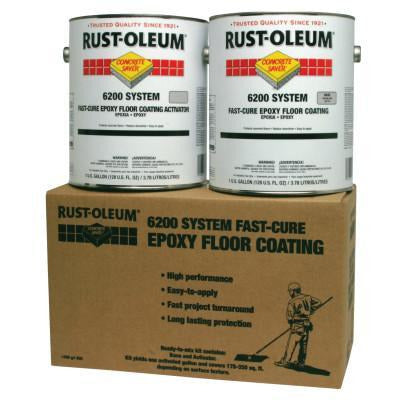 Rust-Oleum® Concrete Saver® 6200 System Fast-Cure Epoxy Floor Coatings