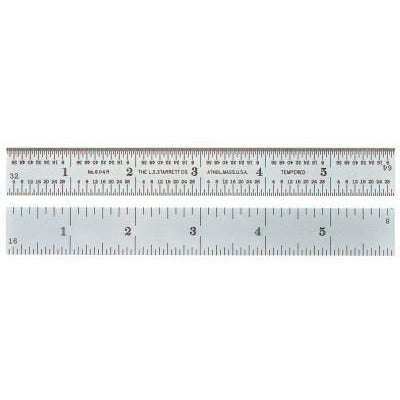 L.S. Starrett Spring Tempered Steel Rule