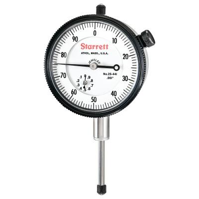 L.S. Starrett 25 Series AGD Group 2 Dial Indicators, Display Type:Continuous Dial