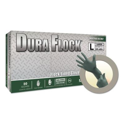 Microflex Dura Flock® DFK-608 Disposable Nitrile Gloves
