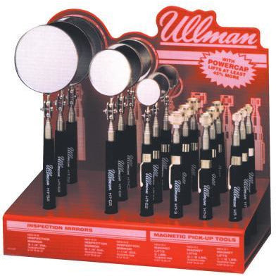 Ullman Magnetic Pick-Up Tool & Inspection Mirror Displays