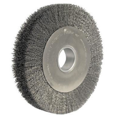 Weiler® Wide-Face Crimped Wire Wheels, Speed [Max]:4,000 rpm, Face Width:2 in