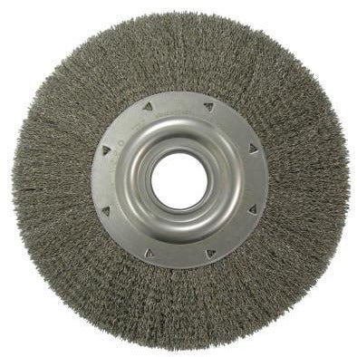 Weiler® Wide-Face Crimped Wire Wheels, Speed [Max]:3,000 rpm, Face Width:2 in