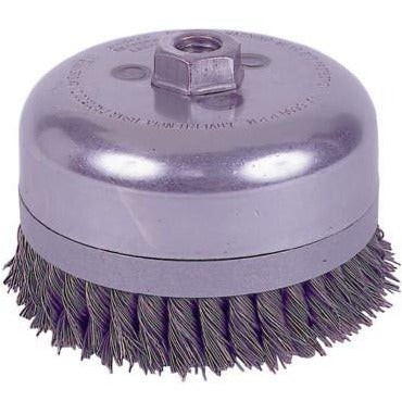 Weiler® Extra Heavy Duty Knot Wire Cup Brushes, No. of Rows:1