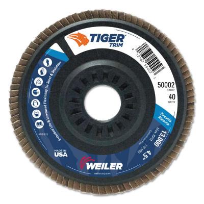 Weiler® Trimmable Tiger® Flap Discs
