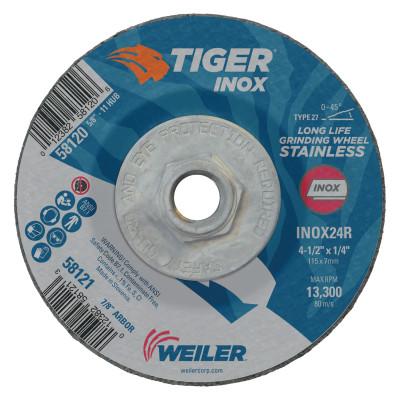 Weiler® Tiger® Inox Grinding Wheels