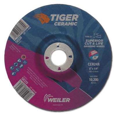 Weiler® Tiger® Ceramic Grinding Wheels