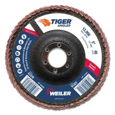 Weiler® Tiger Aluminum Resin Fiber Discs