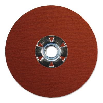 Weiler® Tiger Ceramic Resin Fiber Discs, Arbor Diam [Nom]:5/8 in