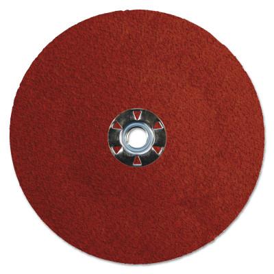 Weiler® Tiger Ceramic Resin Fiber Discs, Arbor Diam [Nom]:5/8 in