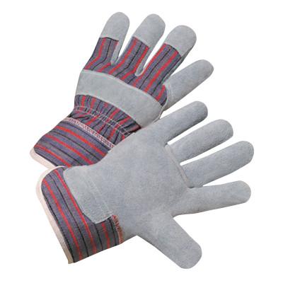 West Chester Economy Split Cowhide Palm Starch Cuff Gloves