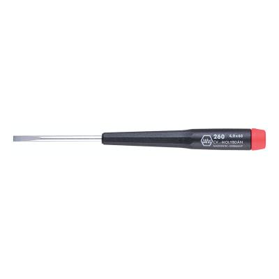 Wiha® Tools Slotted Precision Screwdrivers, Tip Thickness:0.007 in