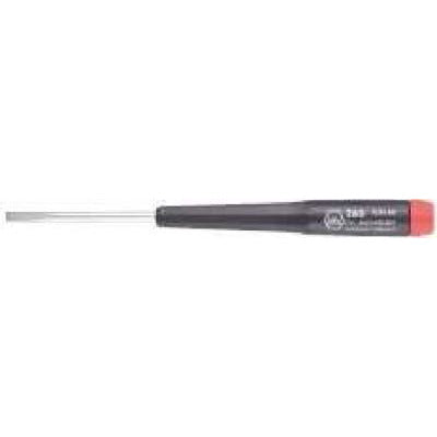 Wiha® Tools Slotted Precision Screwdrivers, Tip Thickness:0.008 in