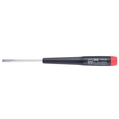 Wiha® Tools Slotted Precision Screwdrivers, Tip Thickness:0.031 in
