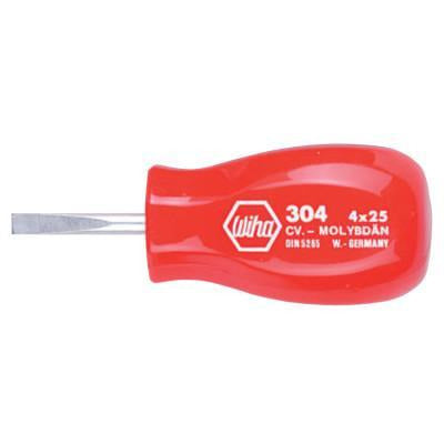 Wiha® Tools Soft Grip Slotted Stubby Drivers