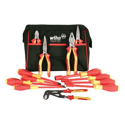 Wiha® Tools Insulated Pliers, Cutters, Screwdrivers and Nut Drivers 13 Piece Sets